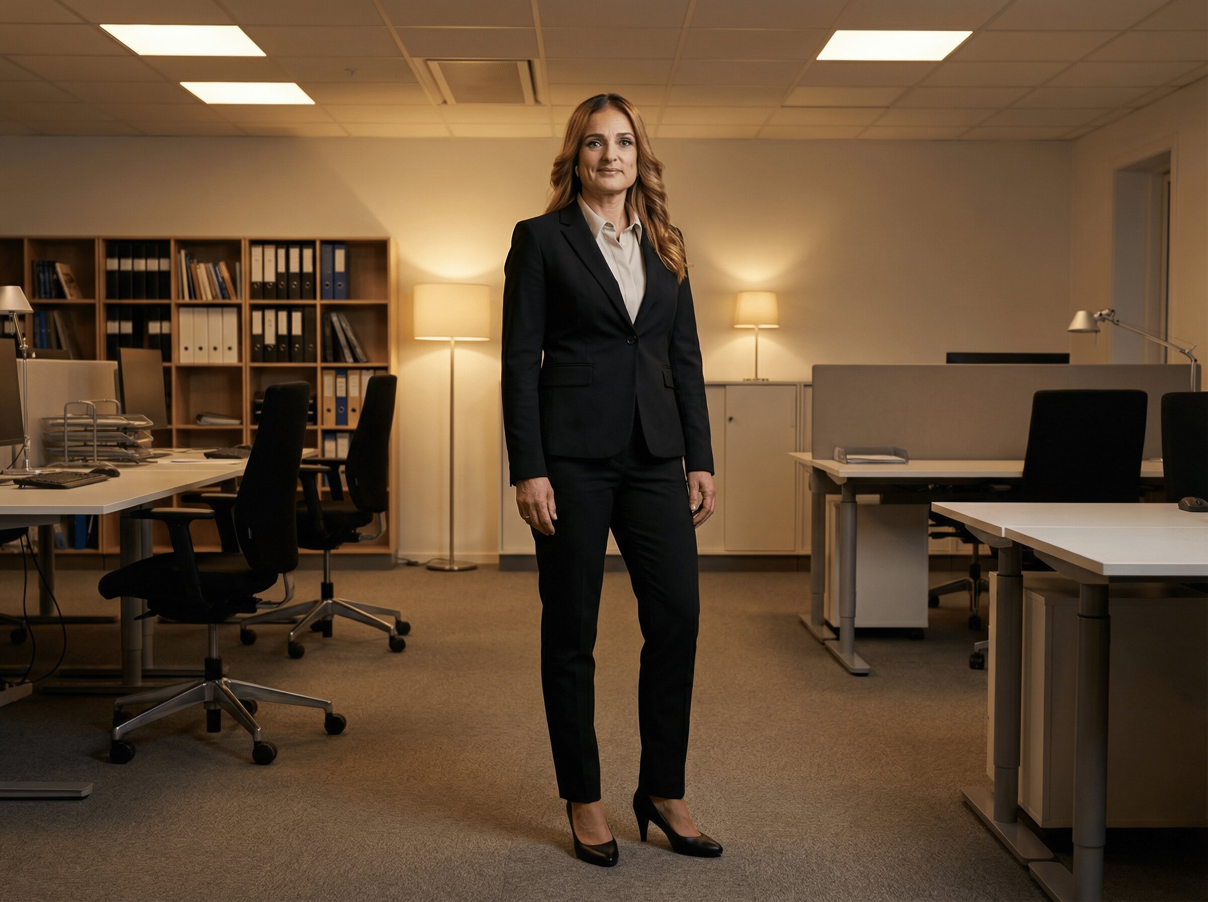 Klassisk Svart Kostym